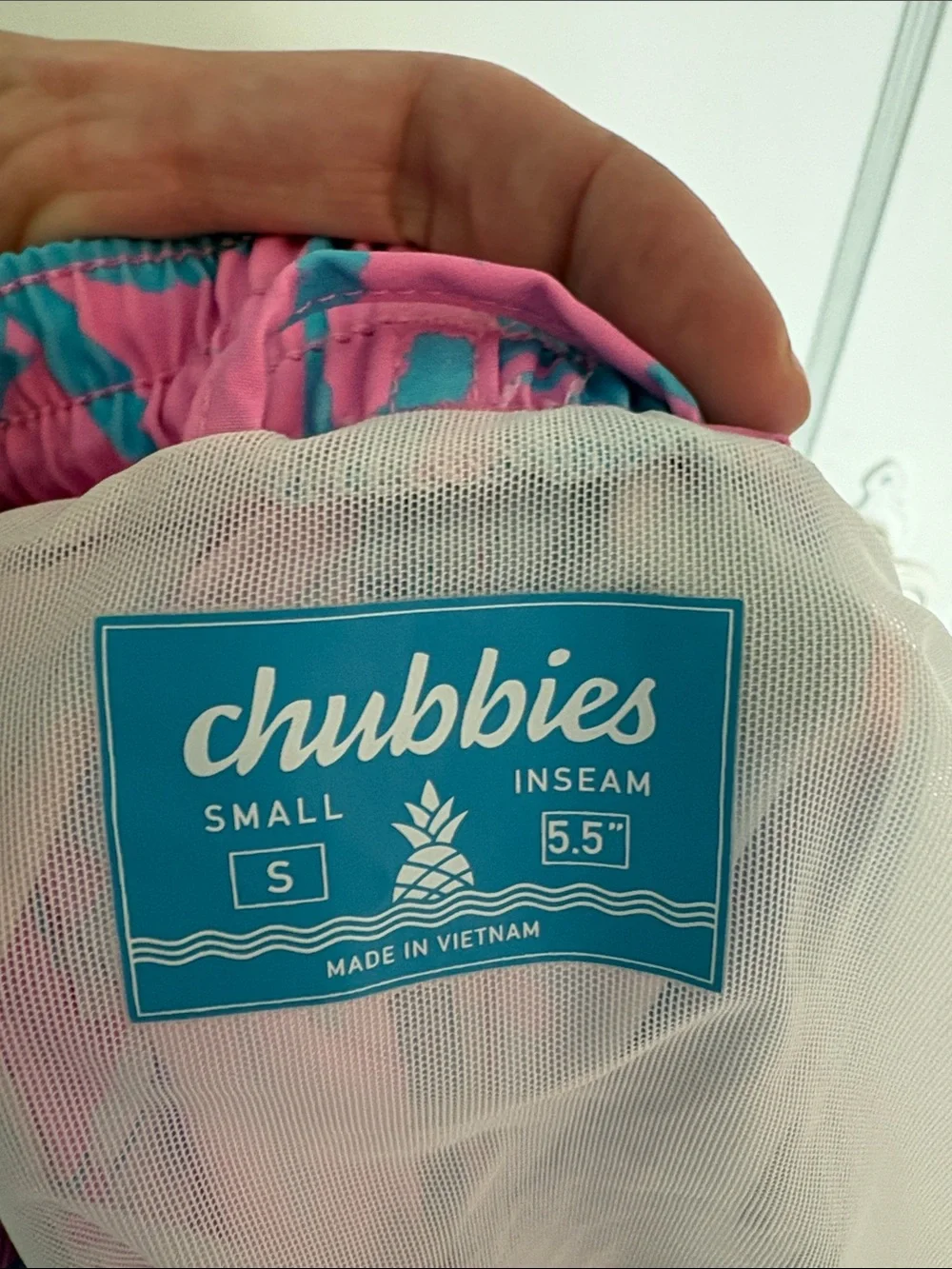 EUC Chubbies swim trunks size Small